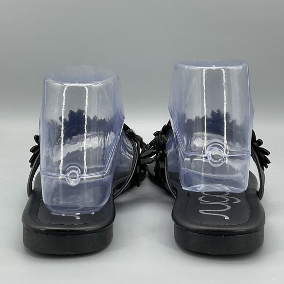 NEW Sugar Women’s Finnesse Flower Thong Sandals Black Size 8.5M - Picture 4 of 10